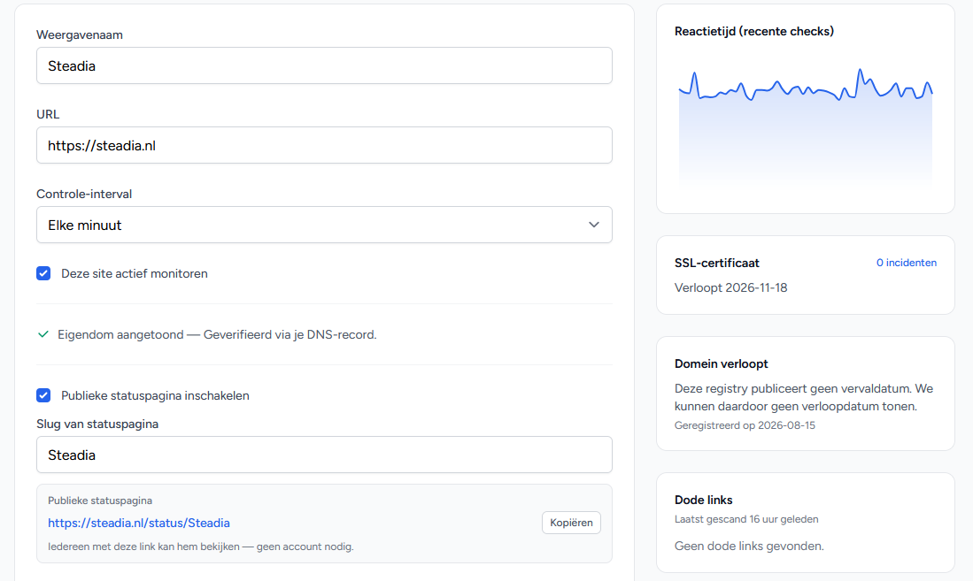 Website Monitoring